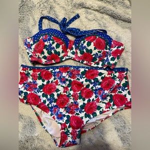 Floral ASOS plus size bikini